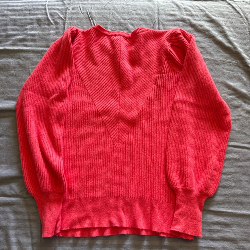 💖 &merci Textured Ribbed Knit Sweater – Pink (Size Large) - Picture 8 of 9